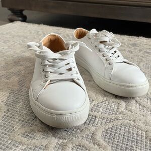 Thursday White Lace-Up Sneakers